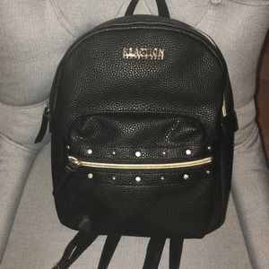 Kenneth Cole small backpack gold embellishments